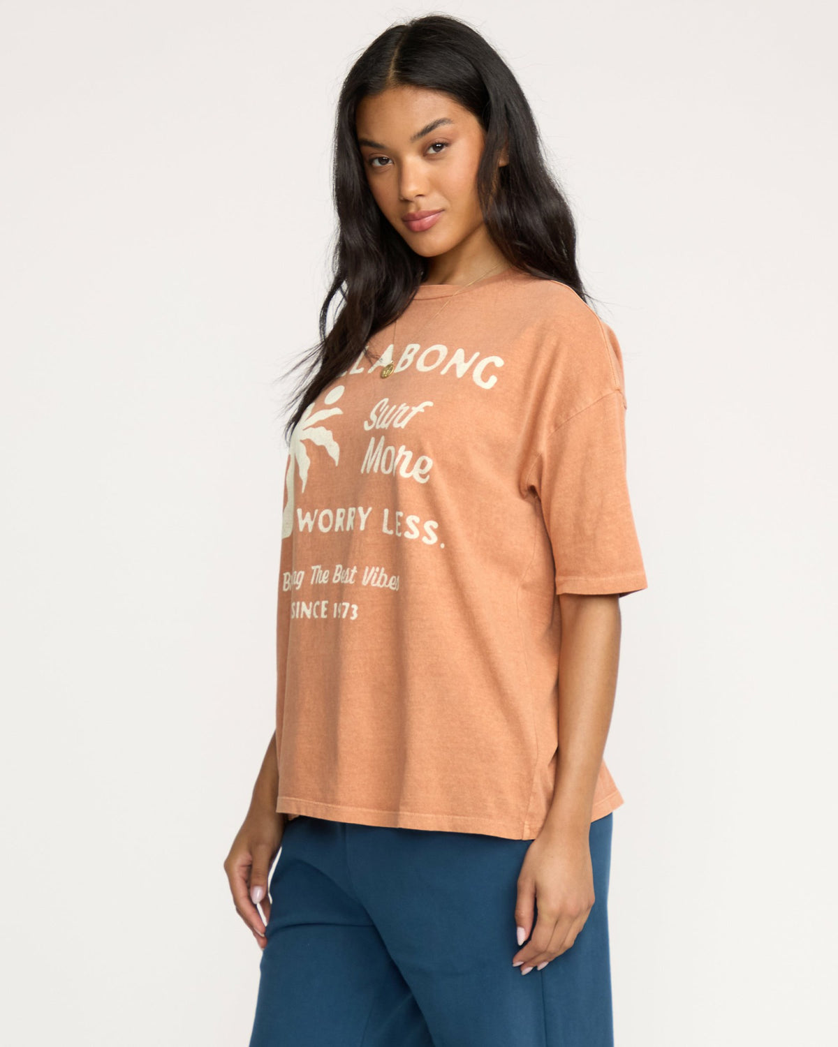 Billabong Women's Jumps In Water Short Sleeve Tee - Sunburnt