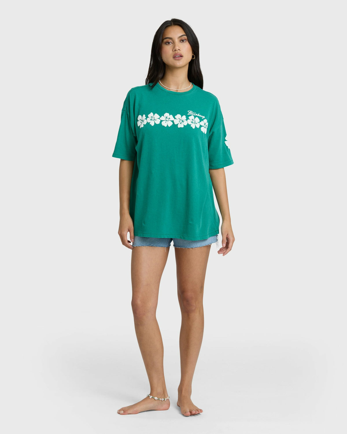 Billabong Women's Dream In The Wind Short Sleeve T-Shirt - Climbing Ivy