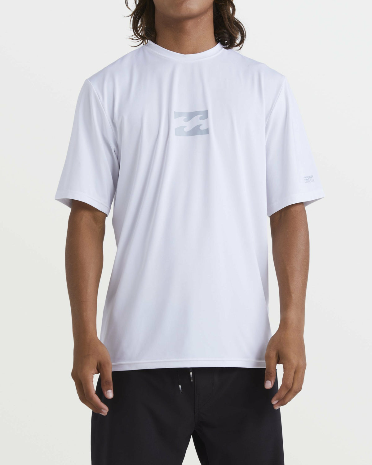 Billabong Men's All Day Wave Short Sleeve Rashguard - White