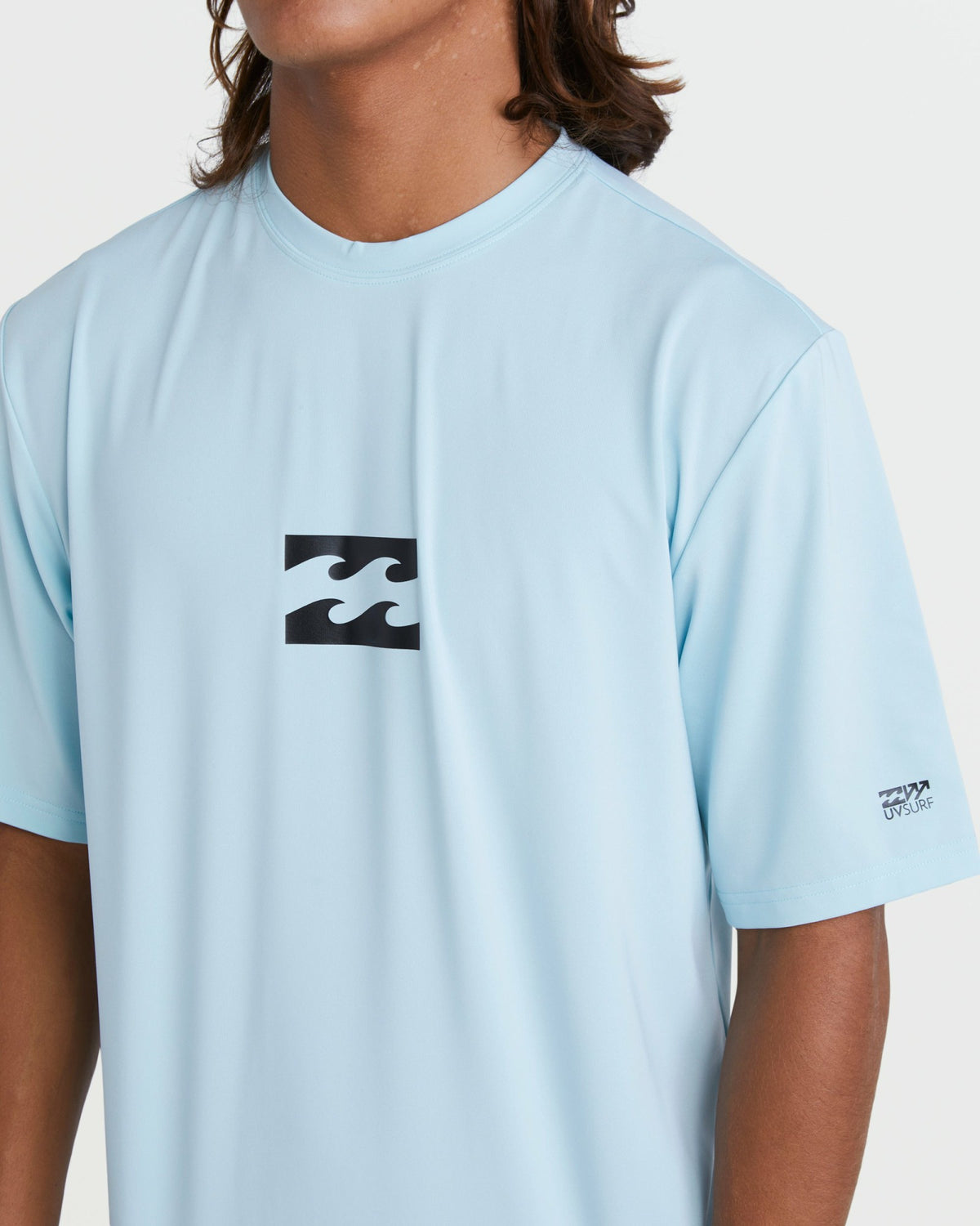 Billabong Men's All Day Wave Short Sleeve Rashguard - Coastal Blue