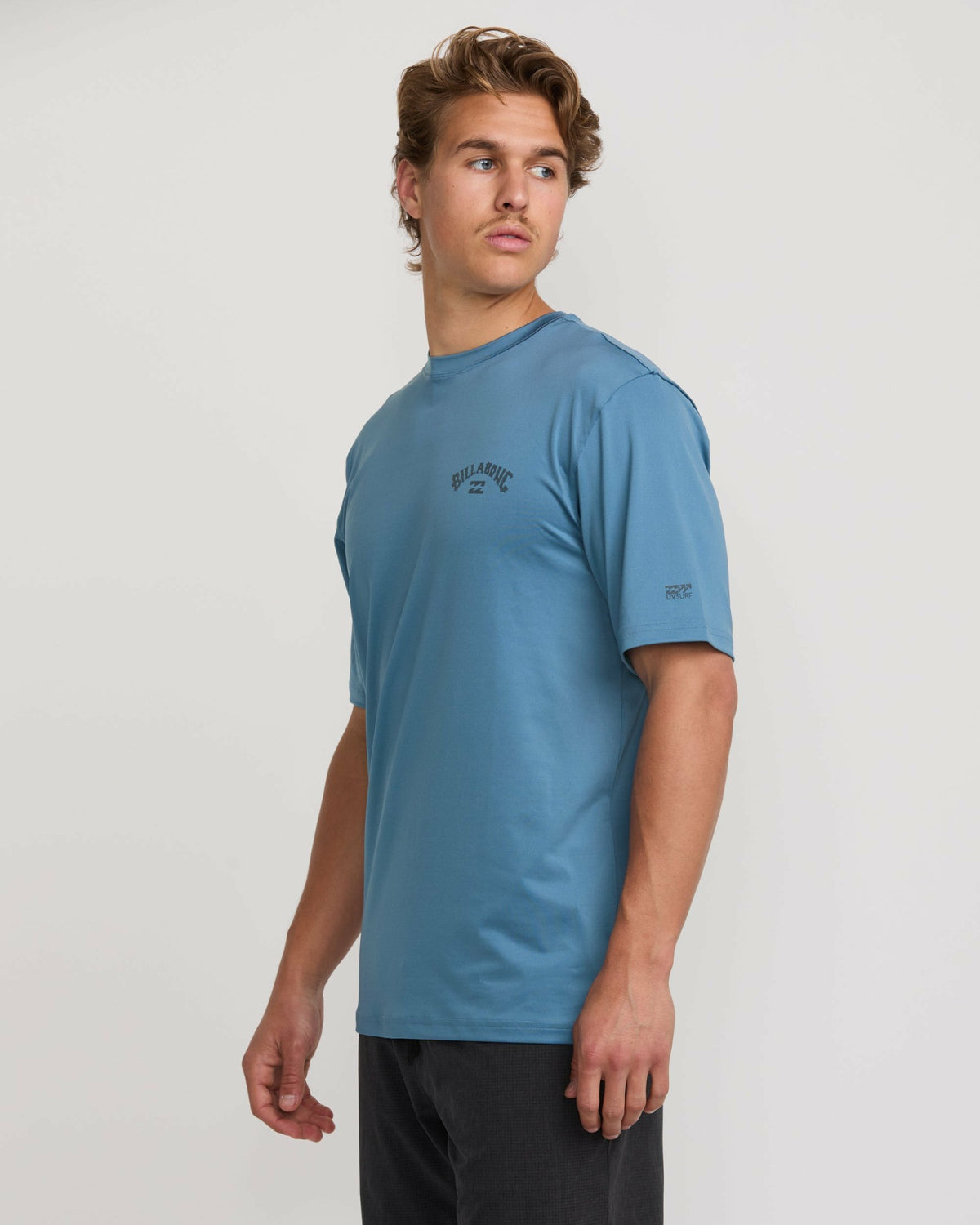 Billabong Men's Arch Loose Fit Short Sleeve Surf Tee - Bay Blue