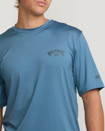 Billabong Men's Arch Loose Fit Short Sleeve Surf Tee - Bay Blue