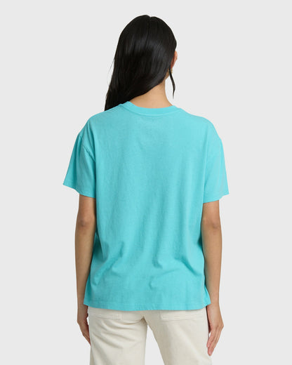 Billabong Women's Rip Currents Short Sleeve T-Shirt - Ocean Spray