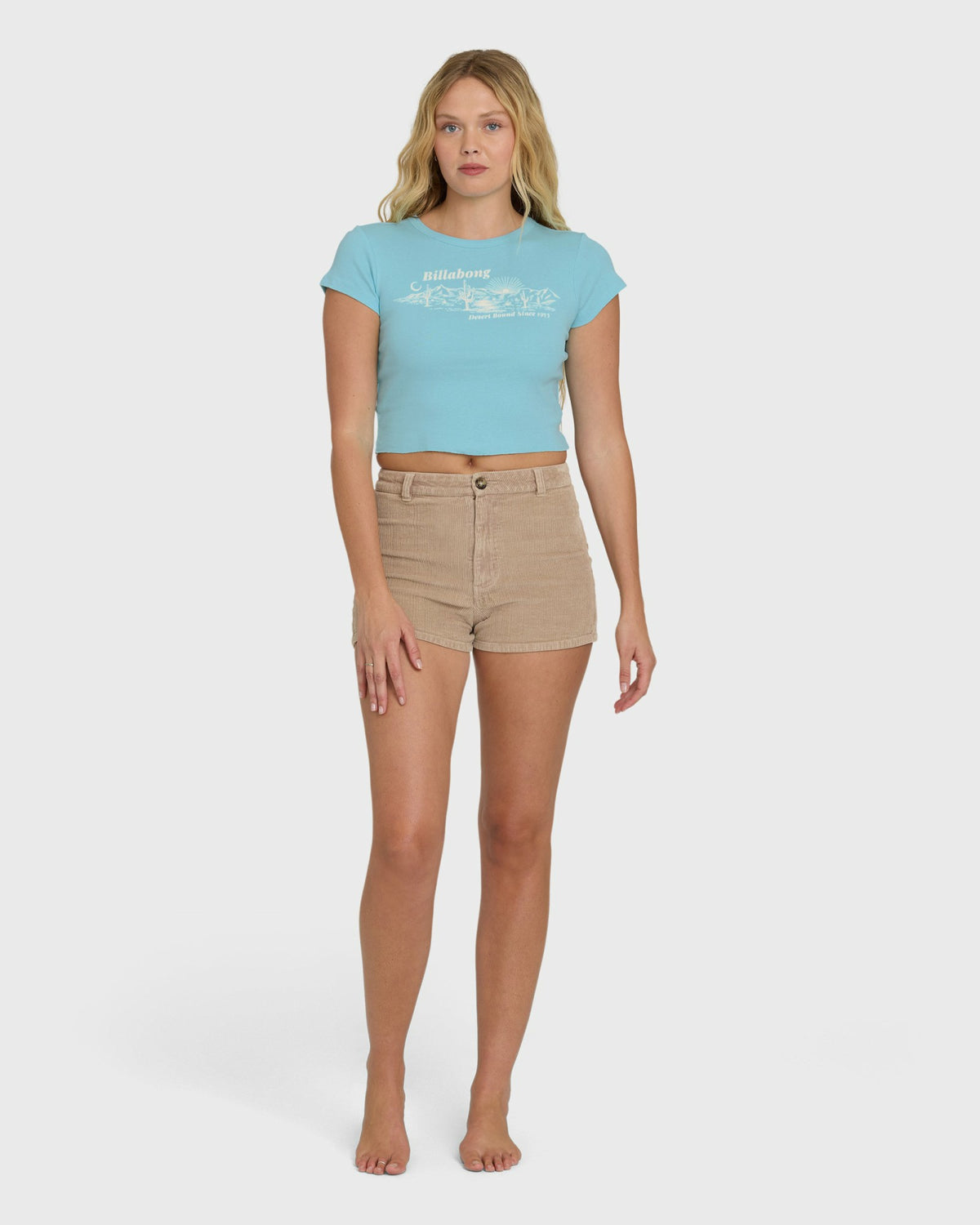 Billabong Women's Desert Bound Short Sleeve T-Shirt - Laguna Blue