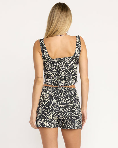 Billabong Women's Sunflower Shorts - Black White